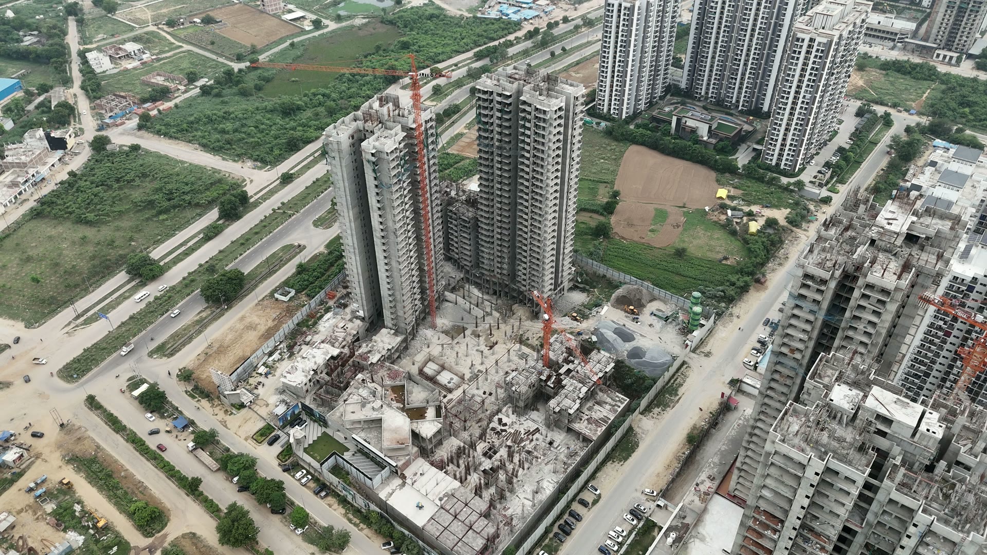 ELITE-X towers with cranes, July 2026