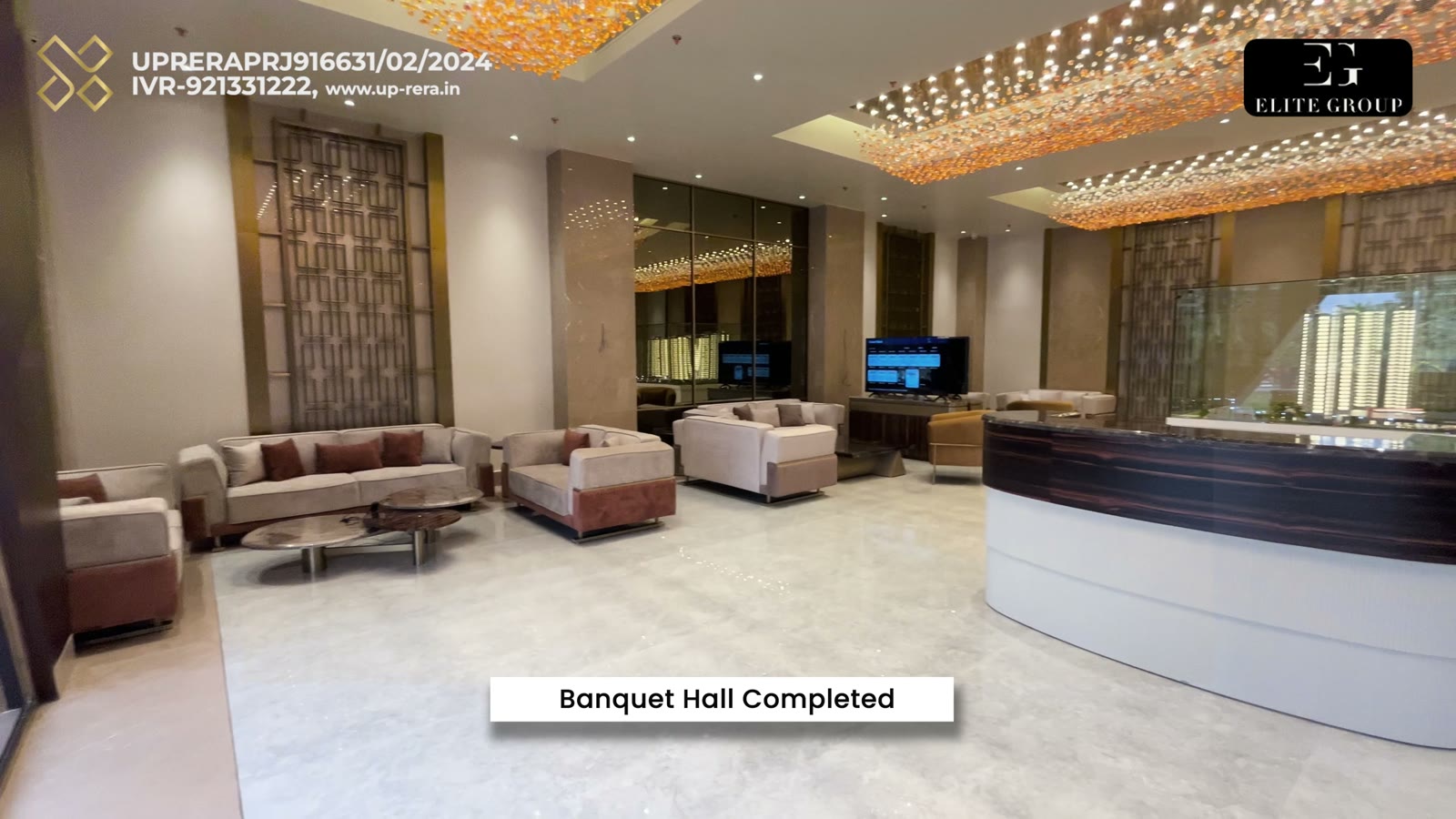 ELITE-X banquet hall, completed and fitted out — October 2026